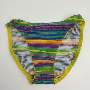 Stripe rainbow panty NWOT